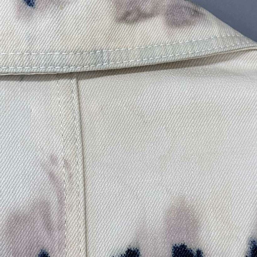 Dior dyed bee embroidered denim jacket Dior Size US XS / EU 42 / 0 - 4 Thumbnail