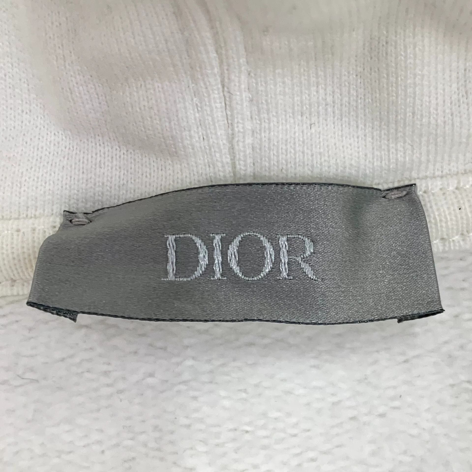 Dior dior white logo hoodie with drawstring Size US XS / EU 42 / 0 - 6 Thumbnail