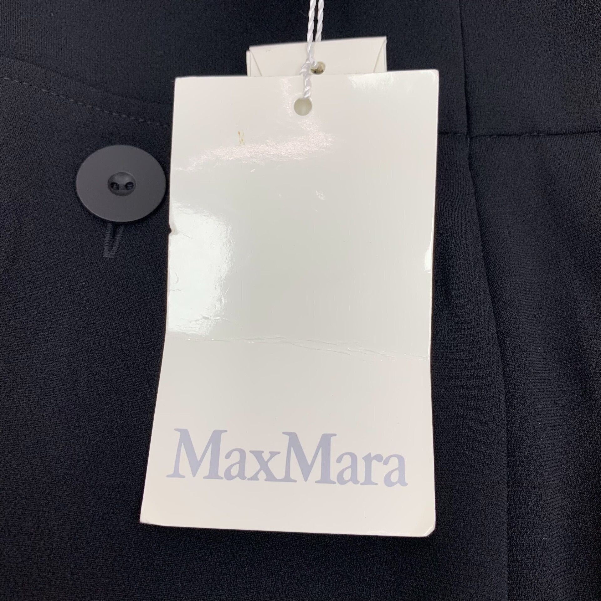 Max Mara black strap button detail jumpsuit Size US 36 / EU 52 - 7 Thumbnail