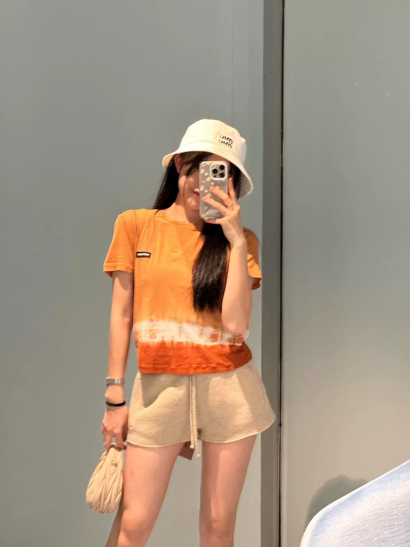 Miu Miu miumiu orange gradient t-shirt for women Size US XS / EU 42 / 0 - 3 Thumbnail