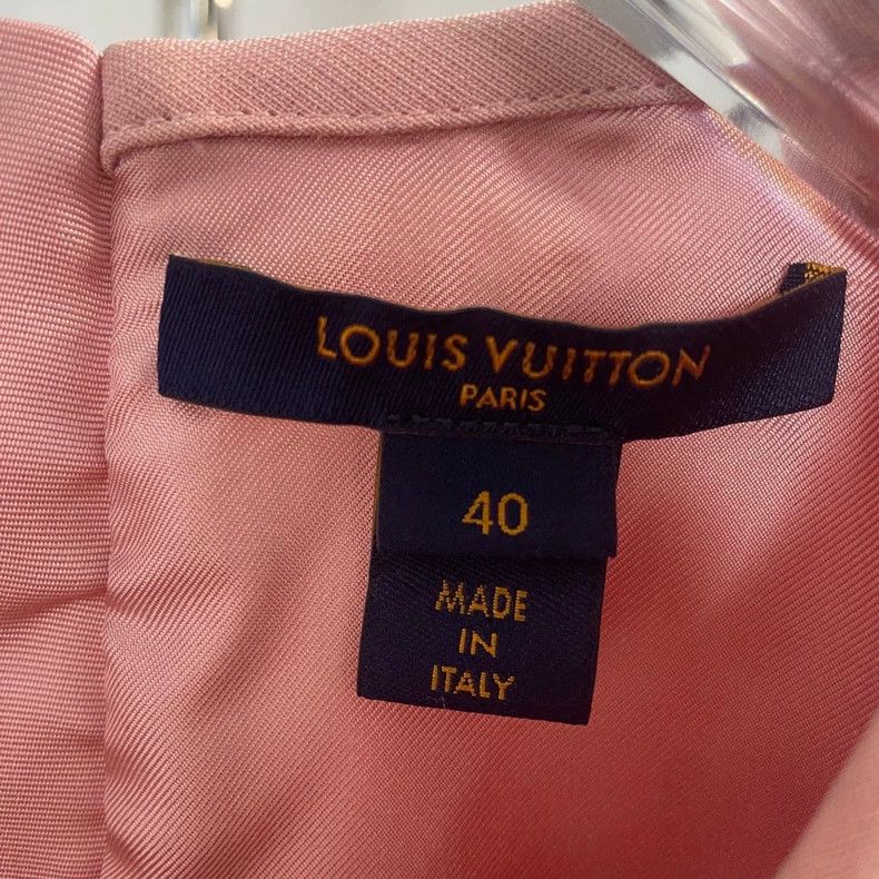 Louis Vuitton Louis Vuitton Pink Long Sleeve Dress Size US M / EU 48-50 / 2 - 2 Thumbnail