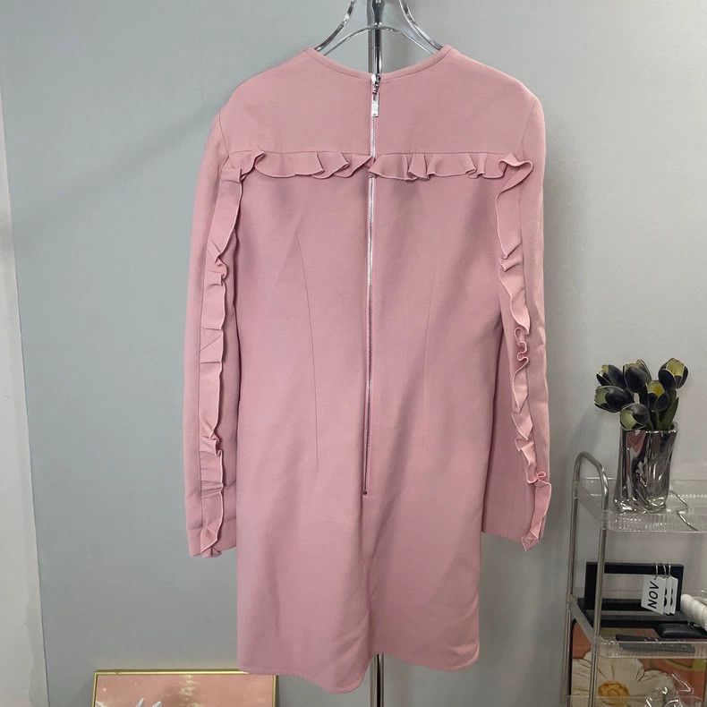 Louis Vuitton Louis Vuitton Pink Long Sleeve Dress Size US M / EU 48-50 / 2 - 4 Thumbnail