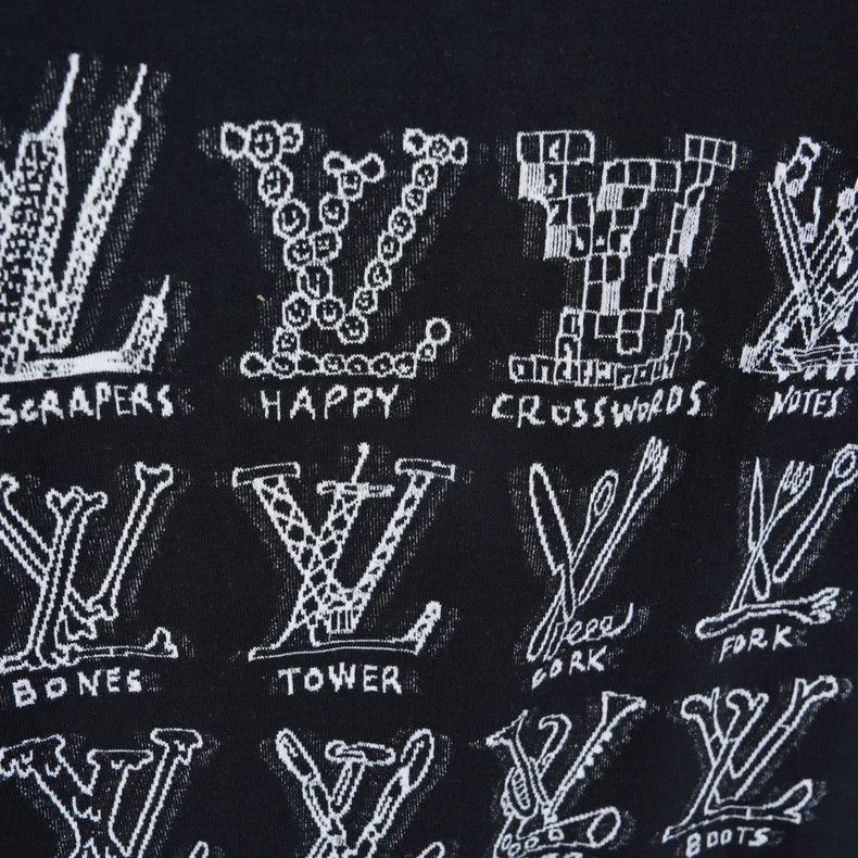 Louis Vuitton Louis Vuitton Graffiti Logo Short Sleeve Tee Size US XS / EU 42 / 0 - 5 Thumbnail