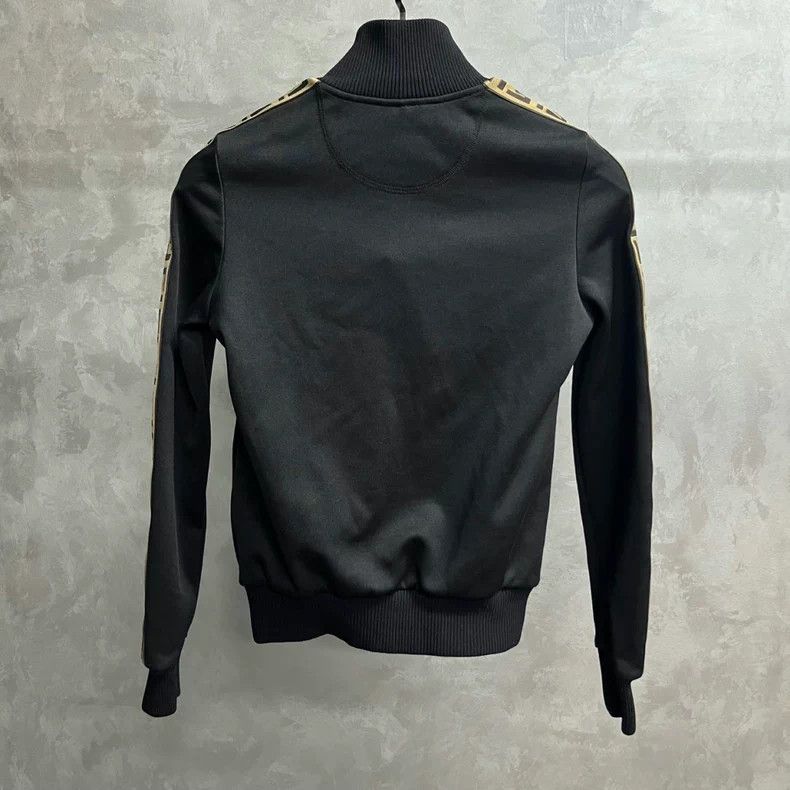 Fendi Fendi Black FF Logo Track Jacket Size US XS / EU 42 / 0 - 2 Thumbnail