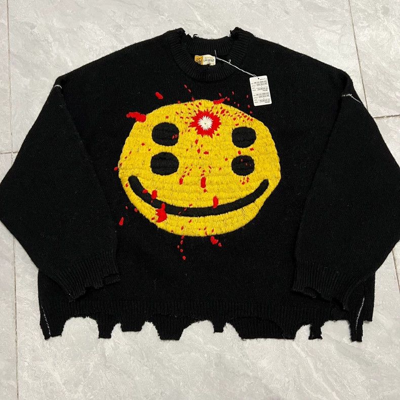 Supreme SAINT LAURENT x CPFM Smile Sweater Size US M / EU 48-50 / 2 - 3 Thumbnail