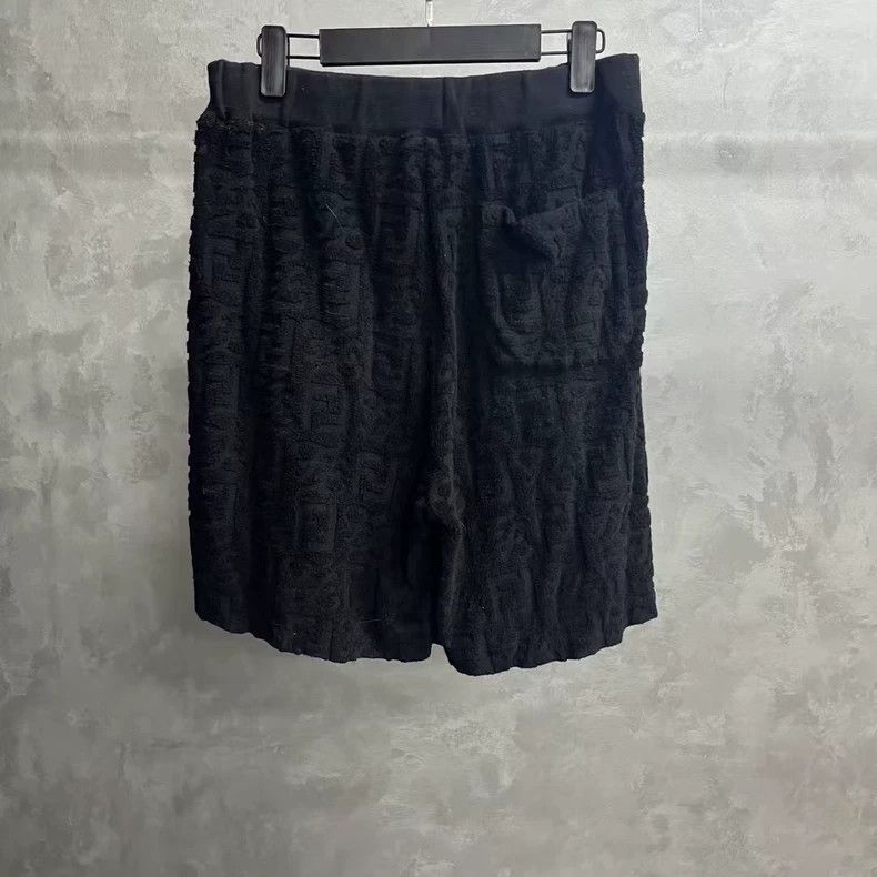 Fendi Fendi Black Logo Print Casual Shorts Size US 30 / EU 46 - 2 Thumbnail