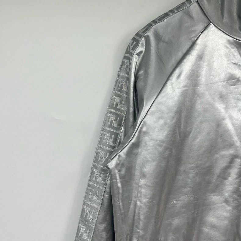 Fendi Fendi Silver Chest Logo Zip Jacket Size US L / EU 52-54 / 3 - 4 Thumbnail