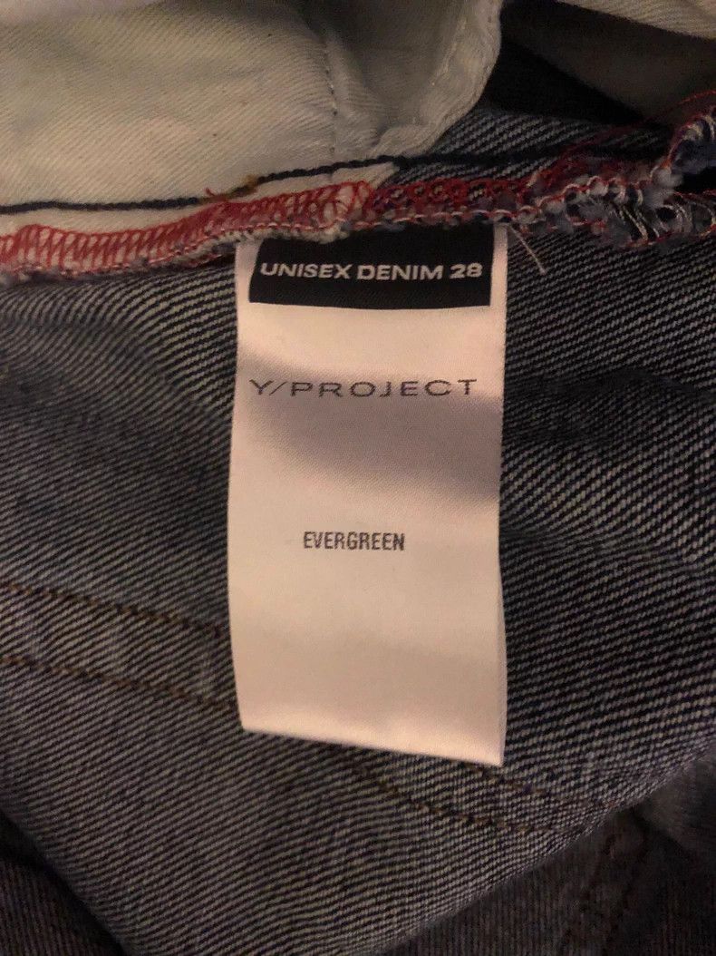 Yohji Yamamoto Y/PROJECT Classic Denim Jeans Size US 30 / EU 46 - 4 Thumbnail