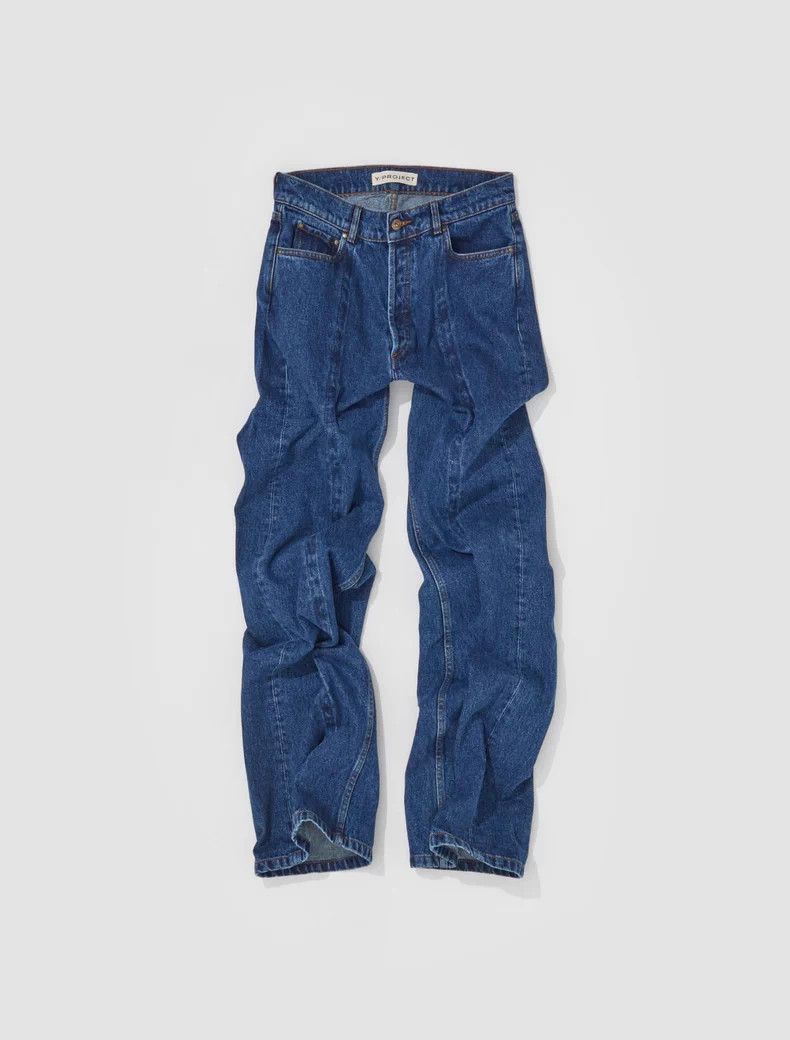 Yohji Yamamoto Y/PROJECT Classic Denim Jeans Size US 30 / EU 46 - 8 Thumbnail