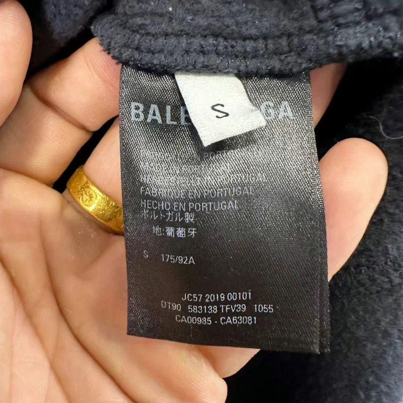 Balenciaga Balenciaga Fleece Half-Zip Jacket Black Size US M / EU 48-50 / 2 - 4 Thumbnail