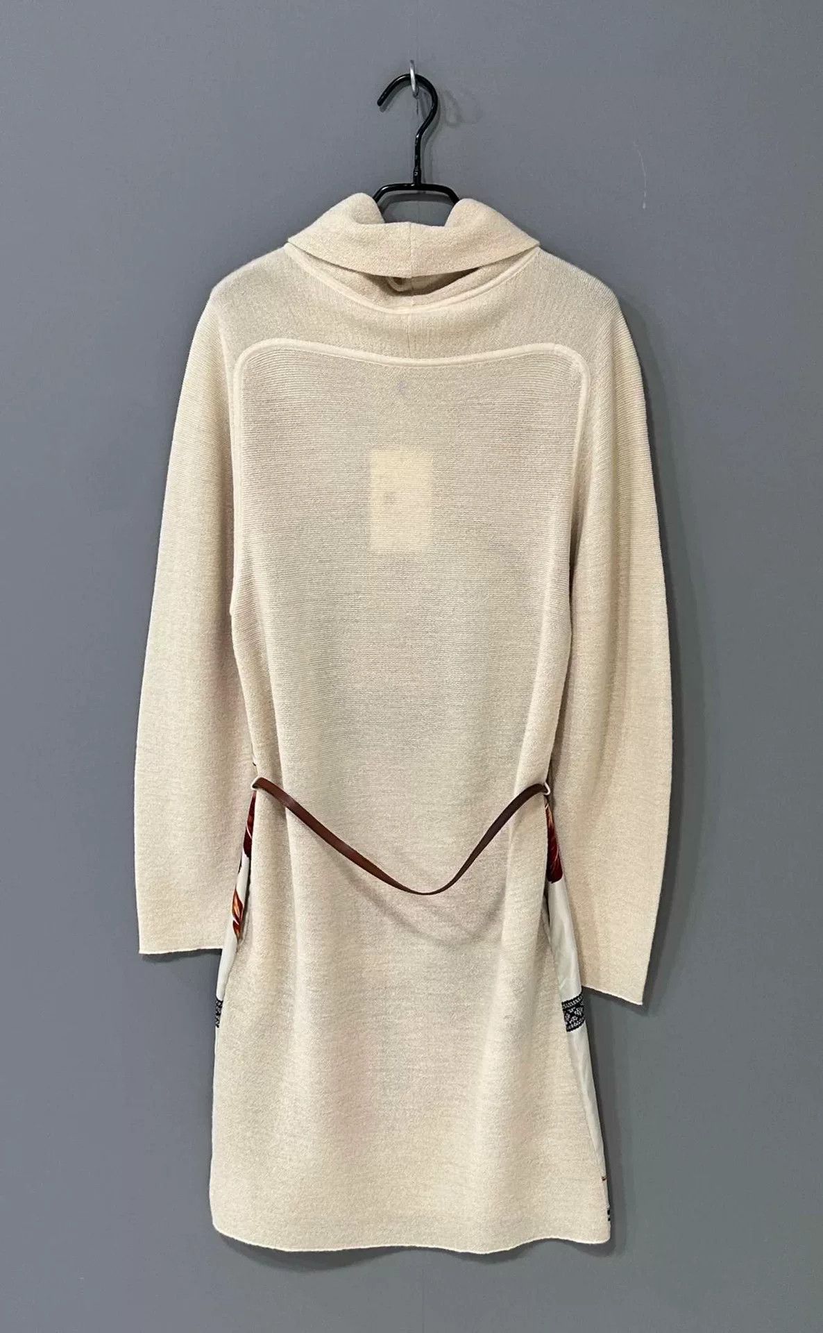 Hermes HERMES Silk Alpaca Panel Dress Size US 36 / EU 52 - 3 Thumbnail