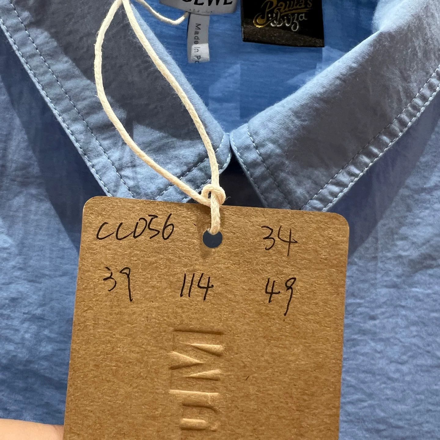 Loewe Loewe Embroidered Solid Short Sleeve Shirt Size US S / EU 44-46 / 1 - 5 Thumbnail