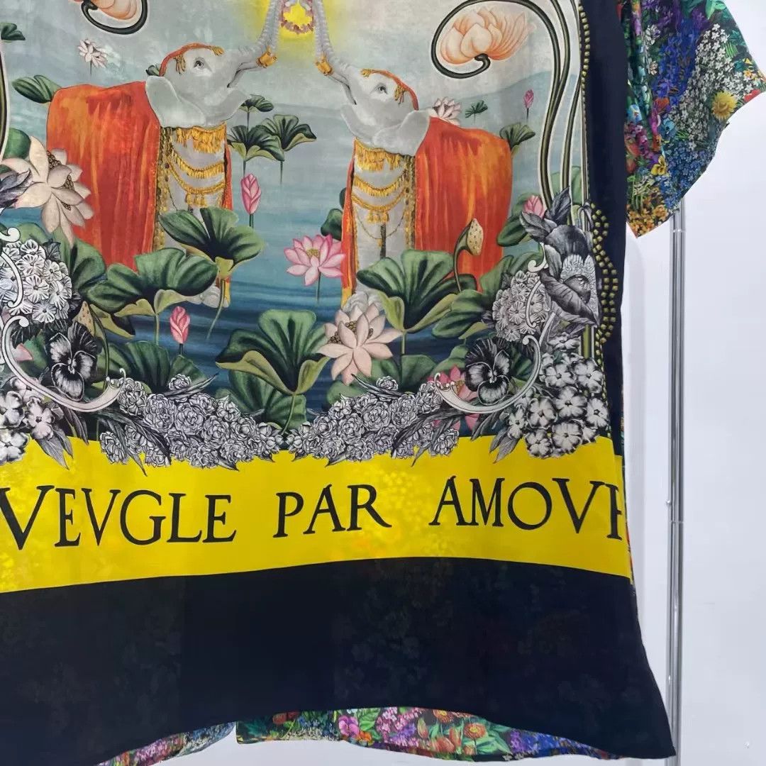 Gucci Gucci Embroidered Tiger Head Floral Tee Size US M / EU 48-50 / 2 - 3 Thumbnail