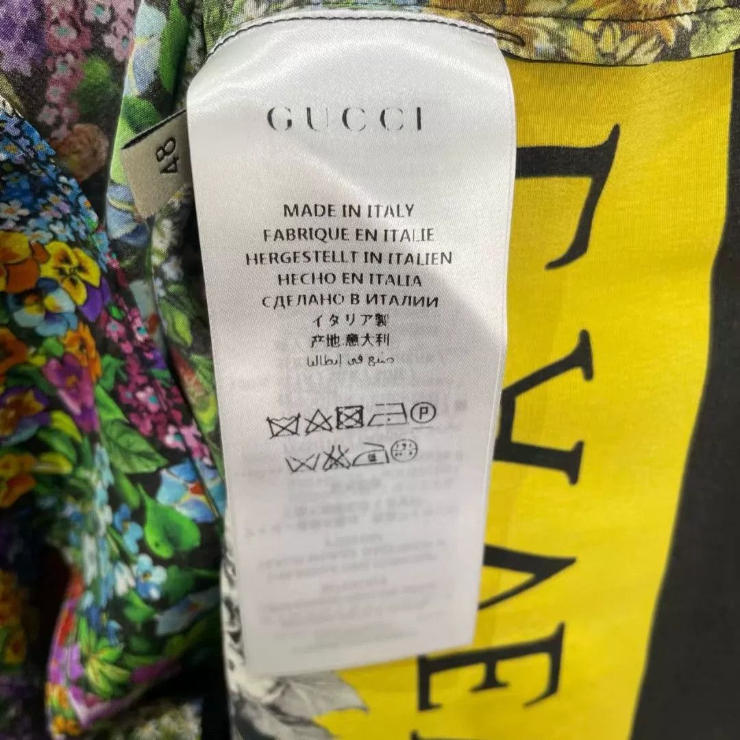 Gucci Gucci Embroidered Tiger Head Floral Tee Size US M / EU 48-50 / 2 - 6 Thumbnail