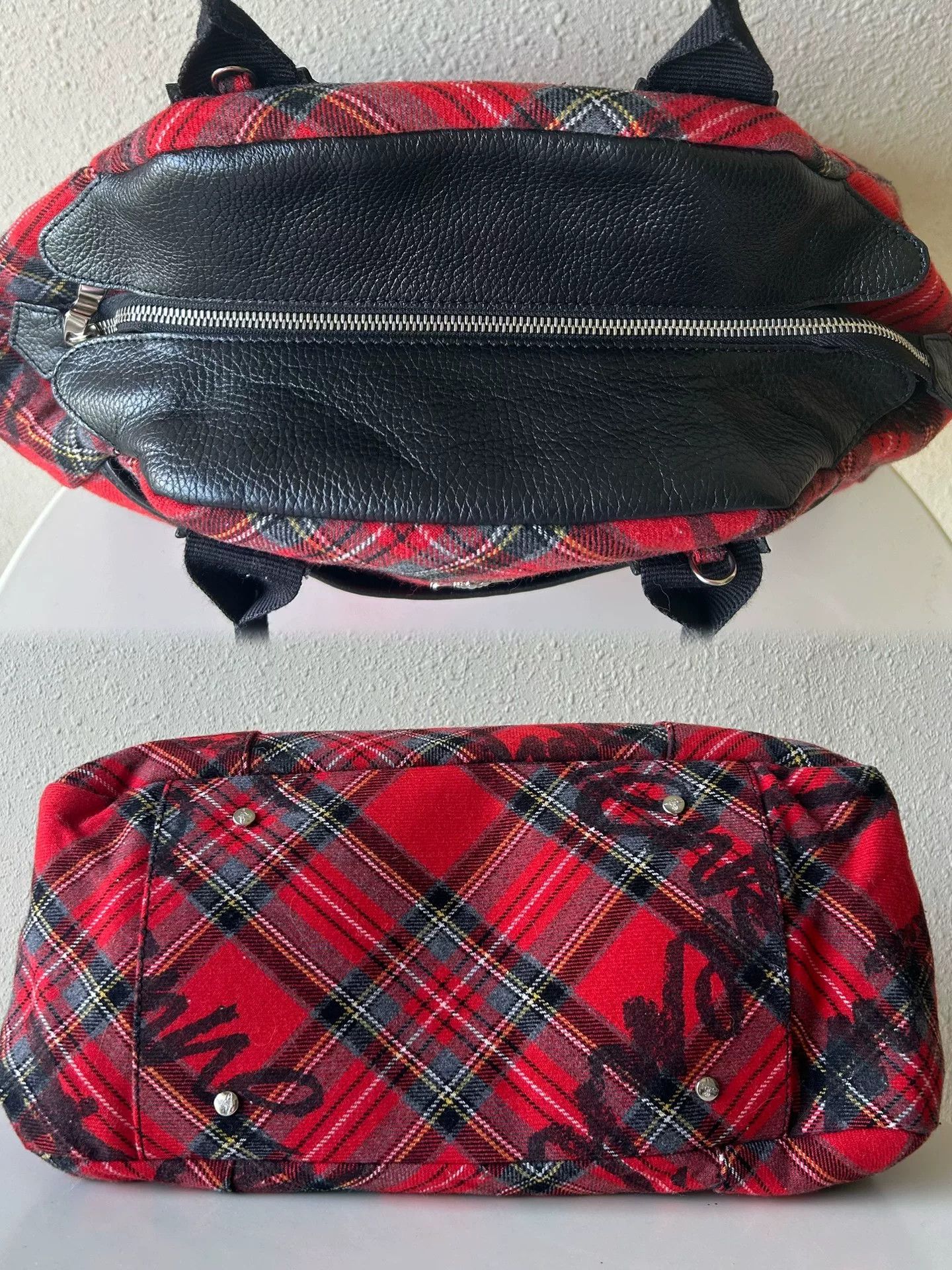 Vivienne Westwood Vivienne Westwood Red Plaid Bowling Bag Size ONE SIZE - 6 Thumbnail