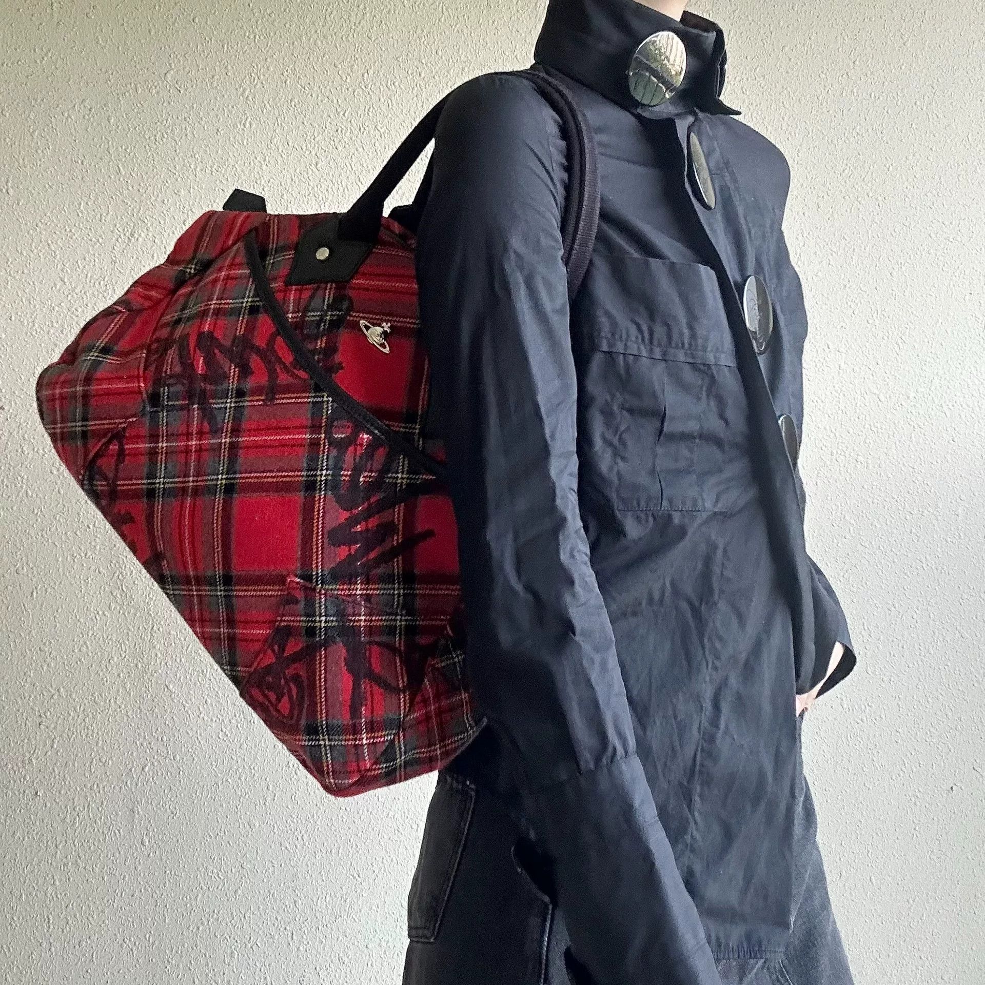 Vivienne Westwood Vivienne Westwood Red Plaid Bowling Bag Size ONE SIZE - 9 Thumbnail