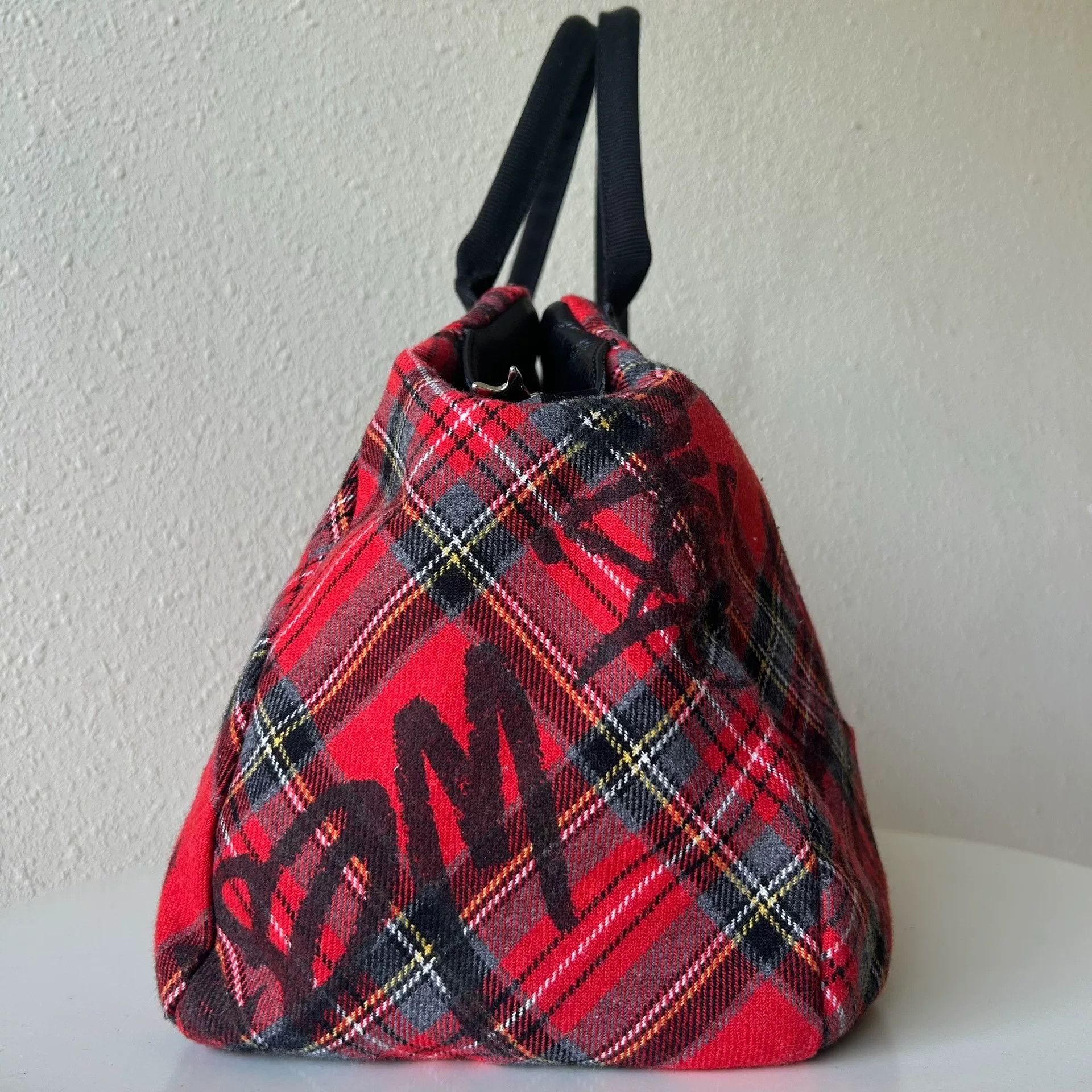 Vivienne Westwood Vivienne Westwood Red Plaid Bowling Bag Size ONE SIZE - 4 Thumbnail