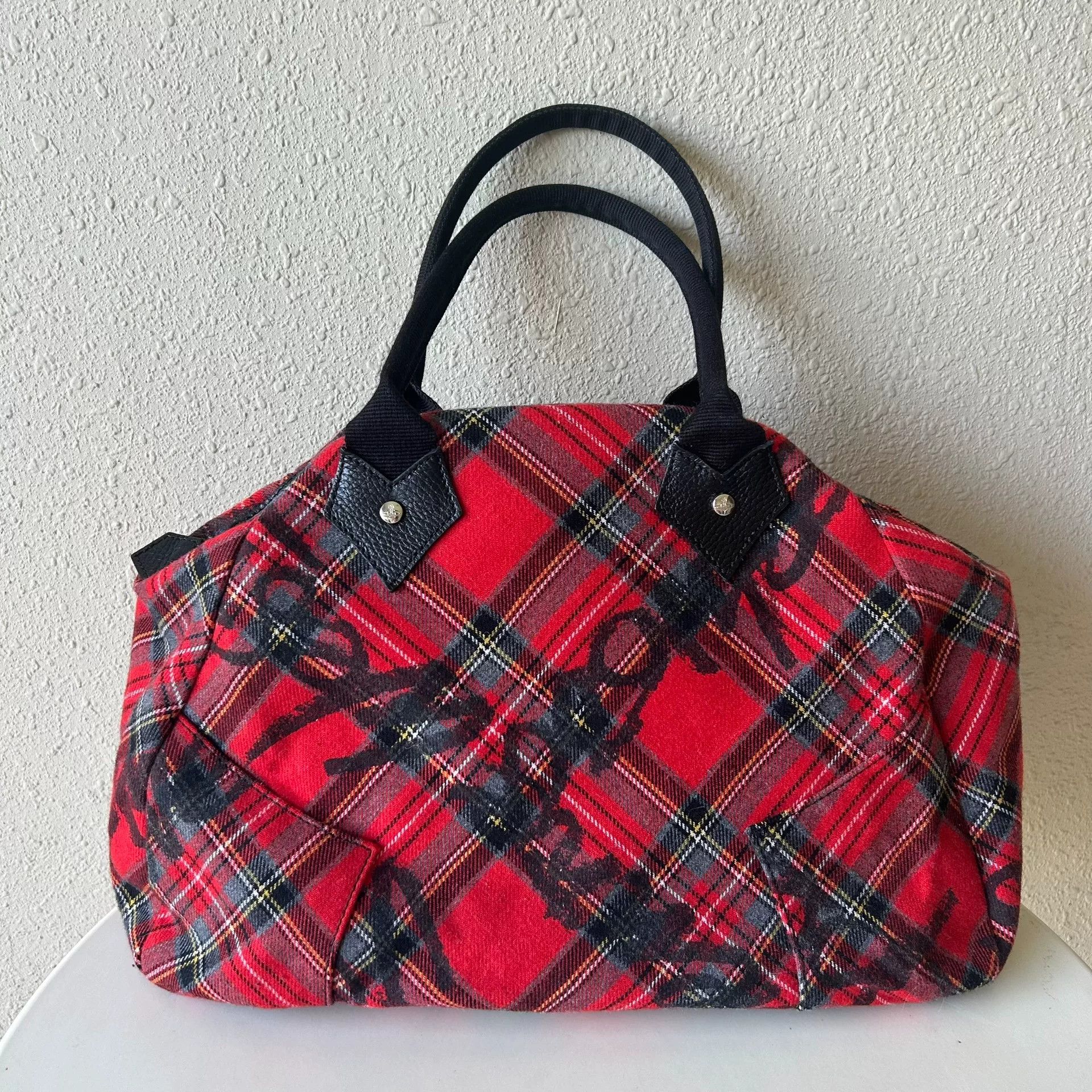 Vivienne Westwood Vivienne Westwood Red Plaid Bowling Bag Size ONE SIZE - 3 Thumbnail