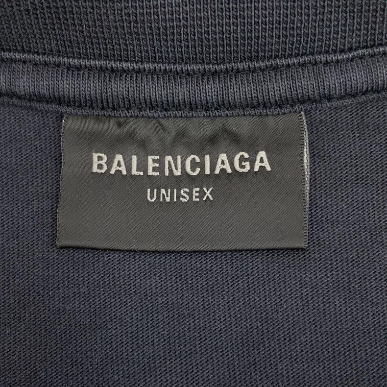 Balenciaga Balenciaga 23 Black Logo Cotton Short Sleeve T-shirt Size US M / EU 48-50 / 2 - 5 Thumbnail
