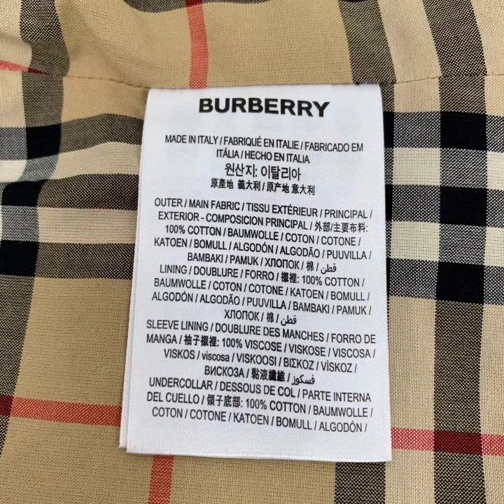 Burberry Burberry Black Cotton Trench Coat Size US XL / EU 56 / 4 - 6 Thumbnail