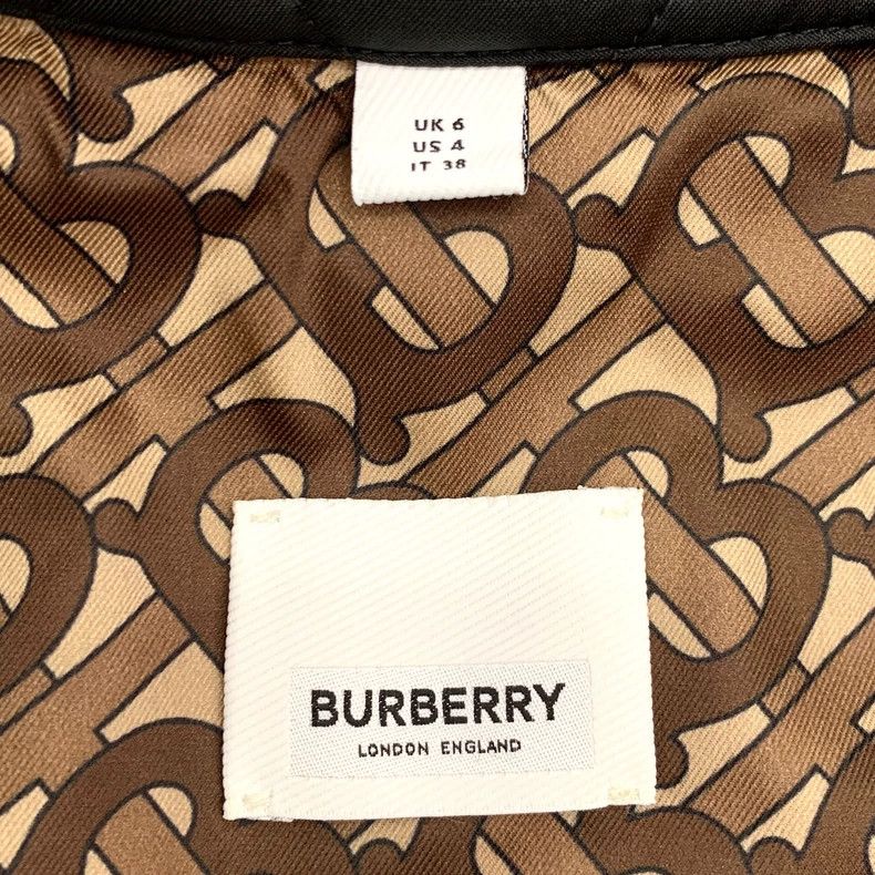 Burberry Burberry Black Quilted Collared Coat Size US S / EU 44-46 / 1 - 5 Thumbnail