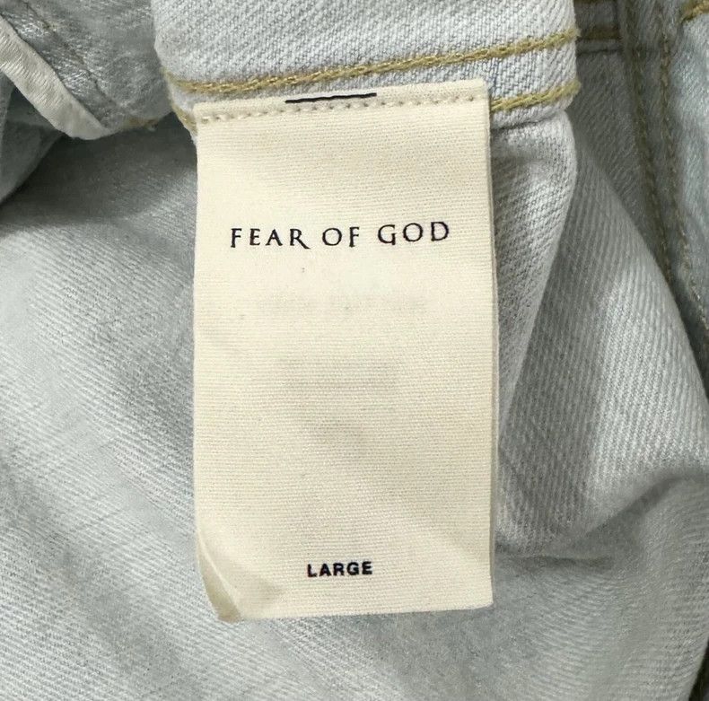 Fear of God Fear of God 5th Ice Blue Denim Jacket Size US L / EU 52-54 / 3 - 4 Thumbnail