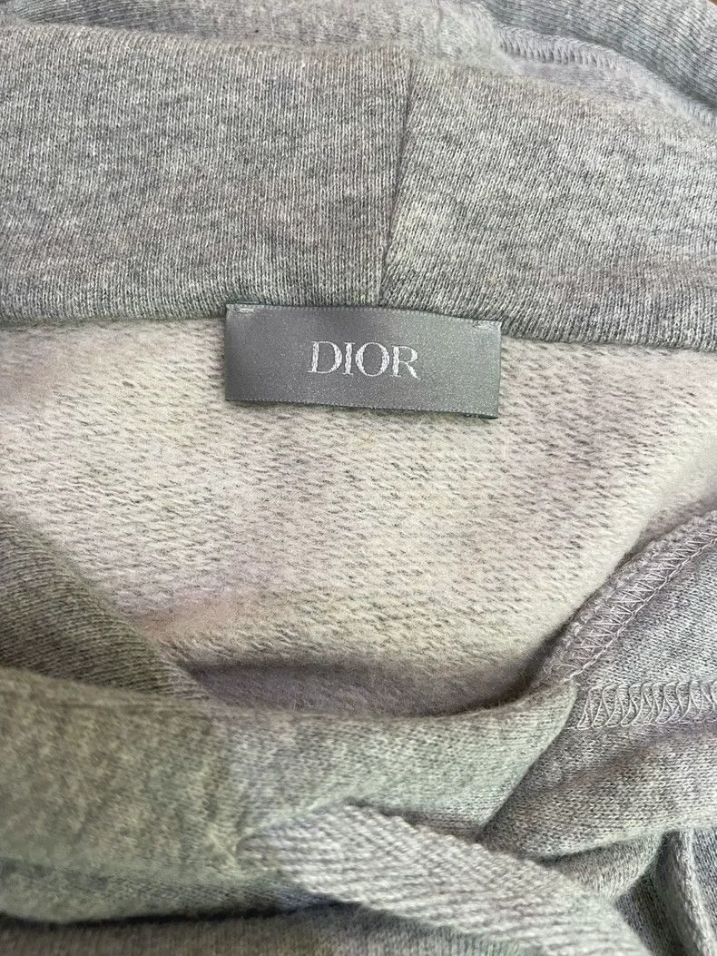 Dior Dior Classic Logo Embroidered Gray Hoodie L Size US L / EU 52-54 / 3 - 5 Thumbnail