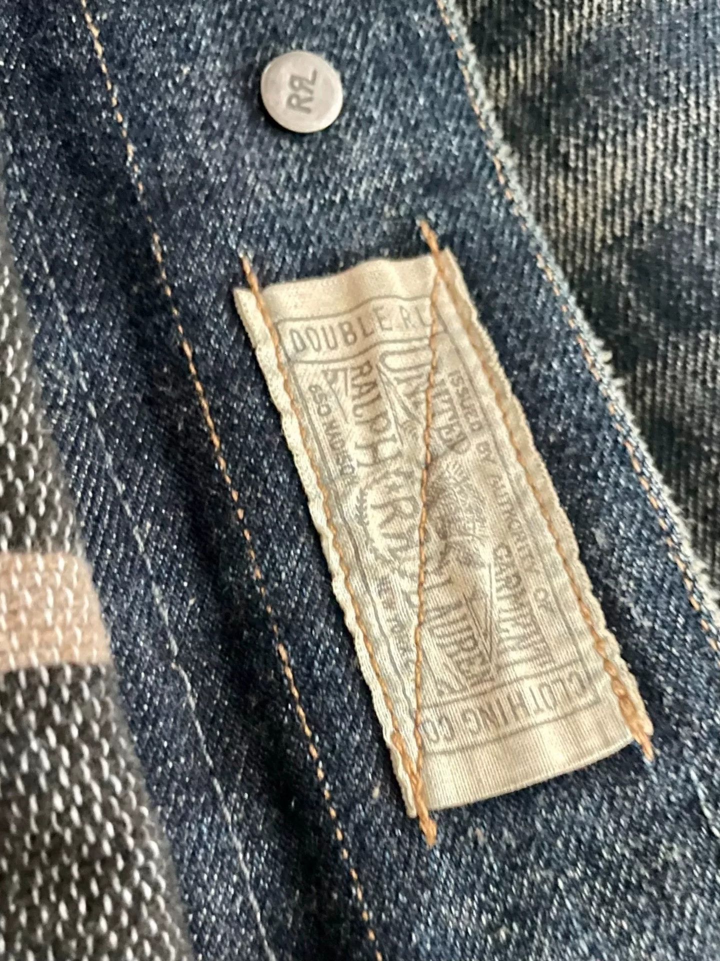 RRL Ralph Lauren RRL Shearling-Lined Denim Jacket Size US M / EU 48-50 / 2 - 5 Thumbnail
