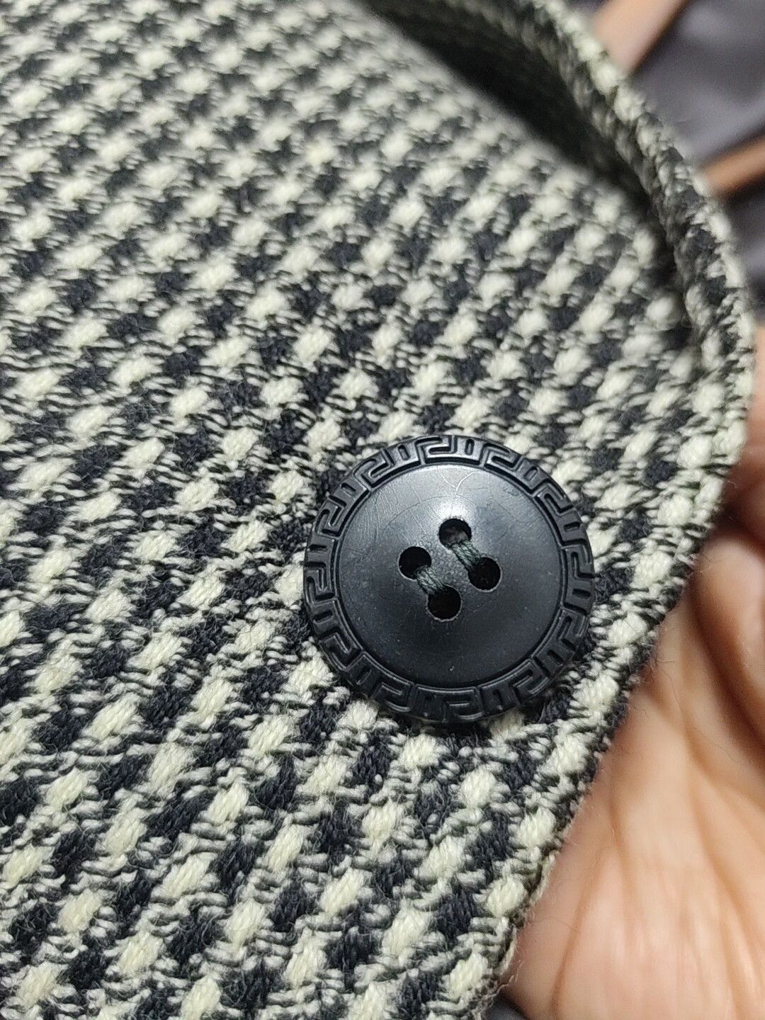 Versace versace classic v2 houndstooth blazer Size US M / EU 48-50 / 2 - 8 Thumbnail