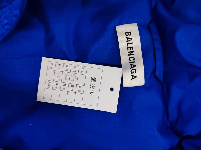 Balenciaga Balenciaga Blue Hooded Cotton Coat Size US S / EU 44-46 / 1 - 5 Thumbnail