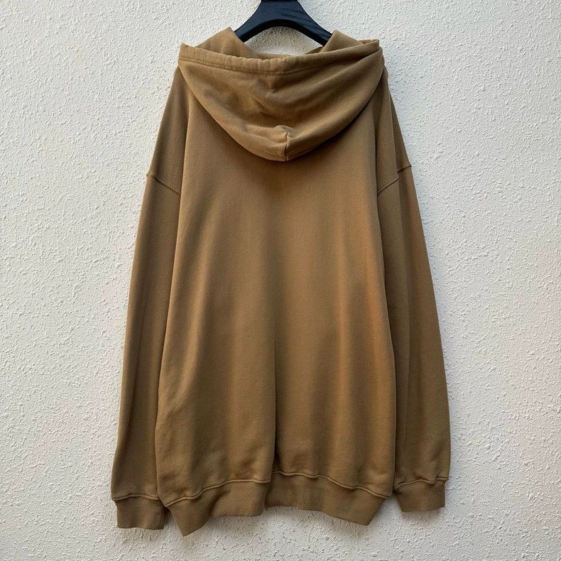 Balenciaga Balenciaga Beige Wheat Ear Hoodie Size US M / EU 48-50 / 2 - 2 Thumbnail