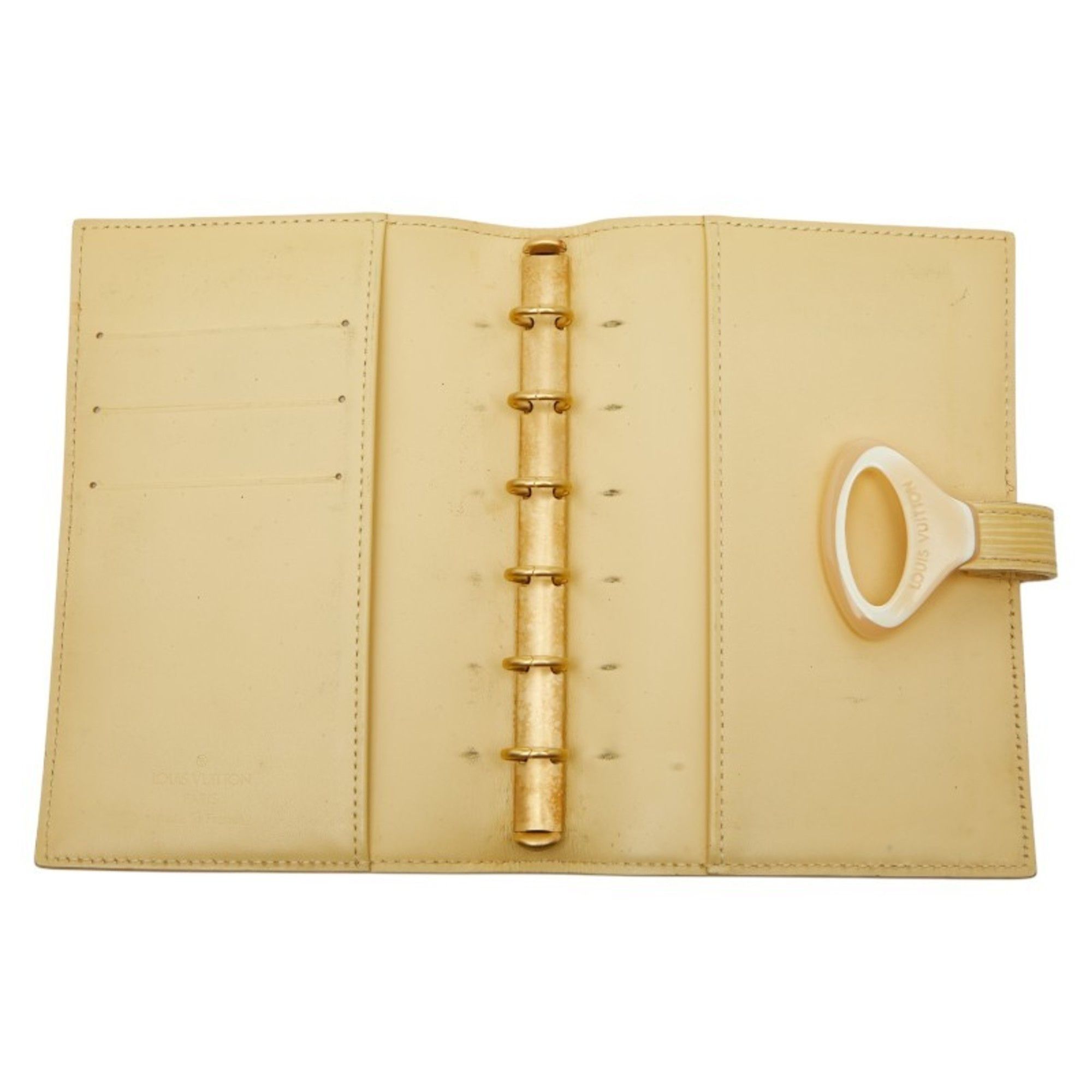 Louis Vuitton Louis Vuitton Epi Agenda PM Notebook Cover R2009A Vanille Yellow Leather Women's LOUIS VUITTON Size ONE SIZE - 7 Thumbnail