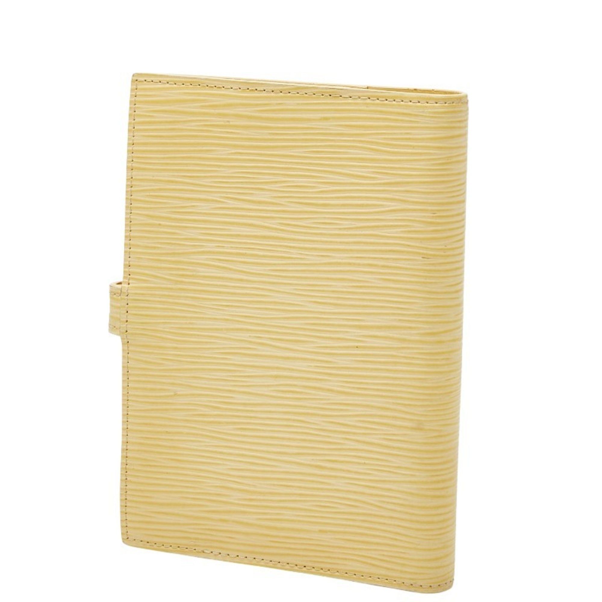 Louis Vuitton Louis Vuitton Epi Agenda PM Notebook Cover R2009A Vanille Yellow Leather Women's LOUIS VUITTON Size ONE SIZE - 2 Thumbnail