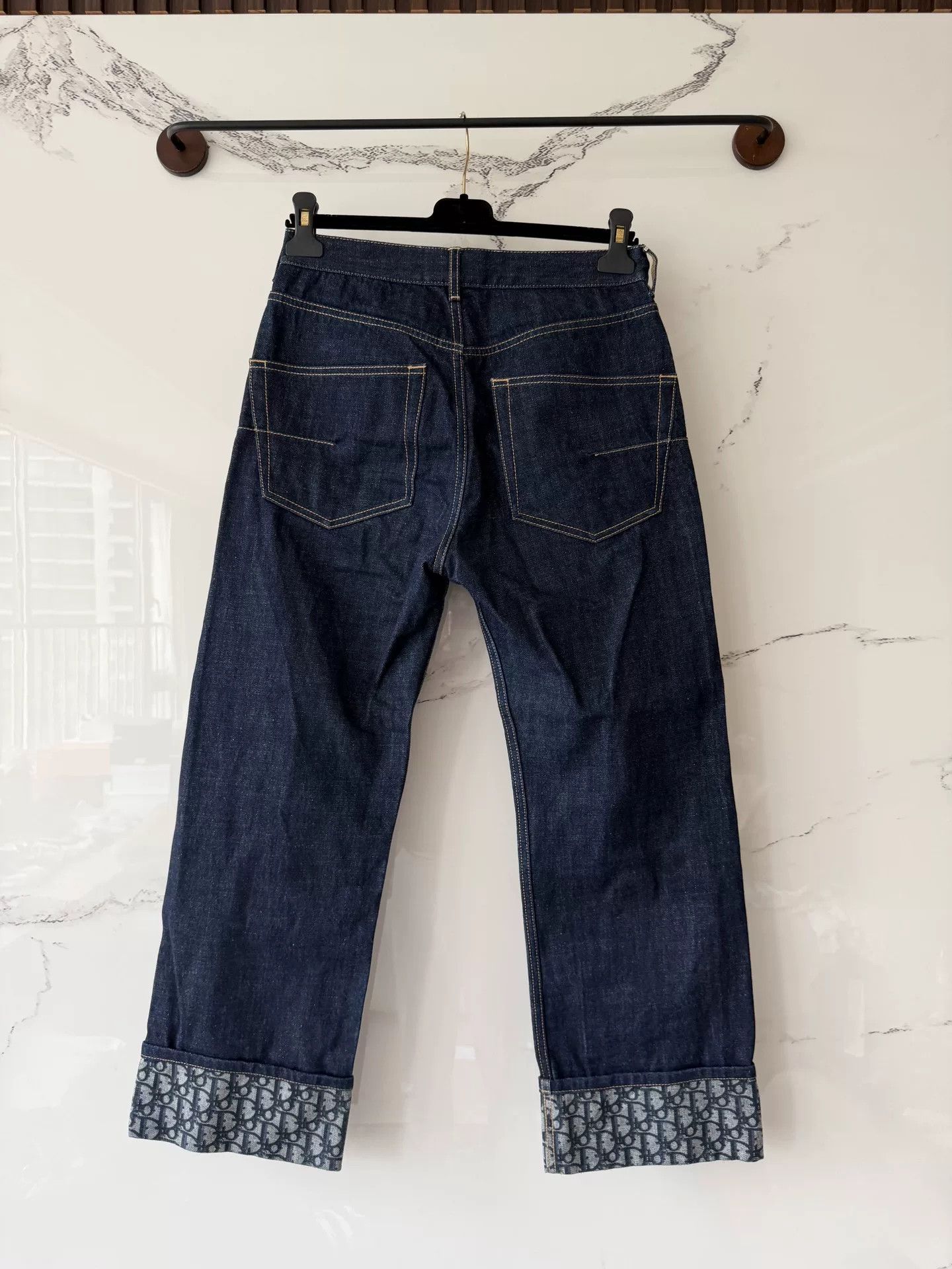 Dior dior blue printed denim pants Size US 36 / EU 52 - 2 Thumbnail