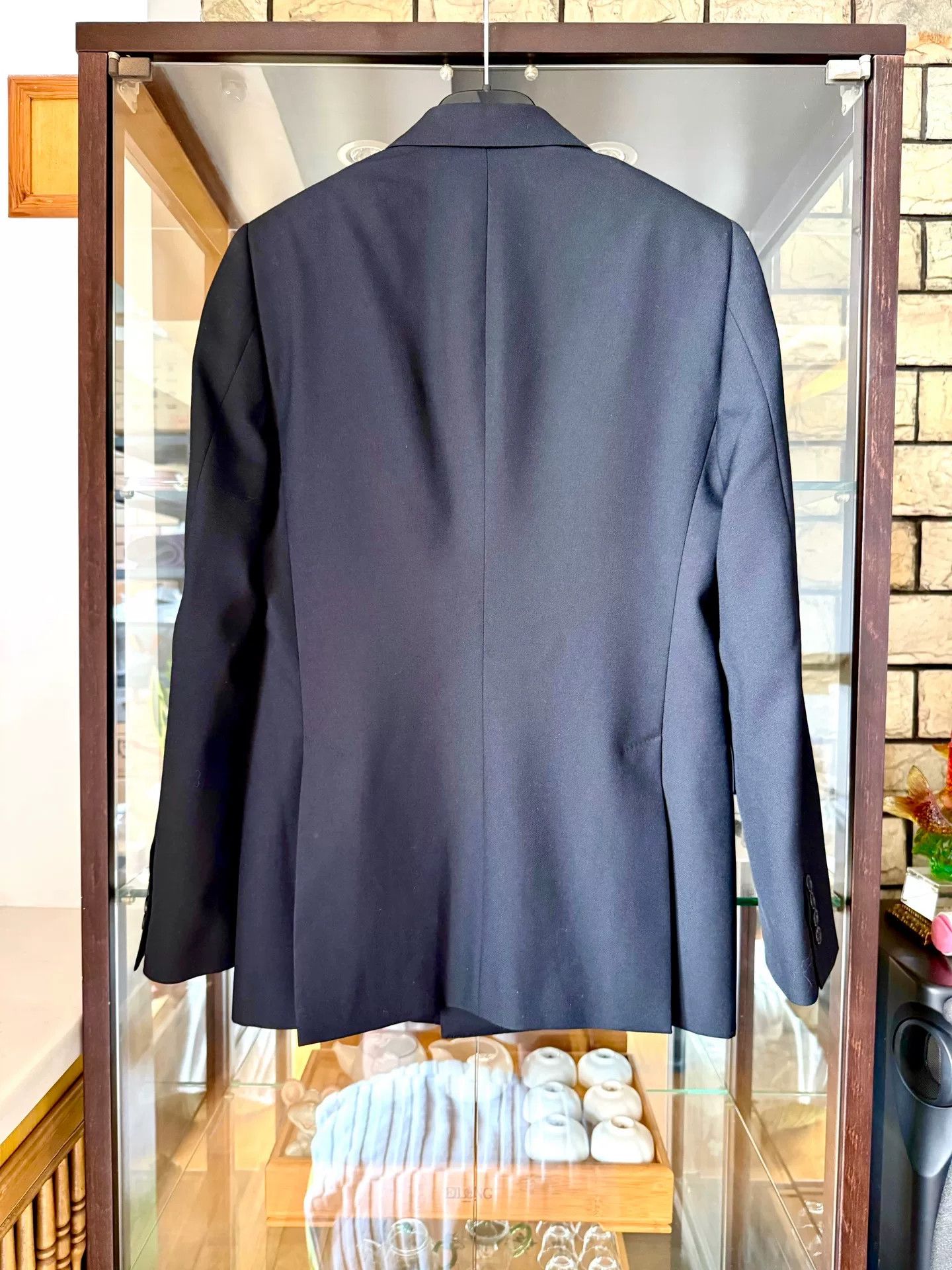 Celine celine double-breasted black blazer Size US S / EU 44-46 / 1 - 3 Thumbnail