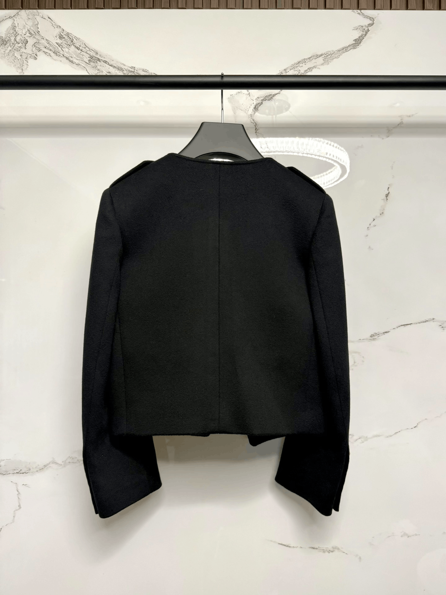 Celine celine black gold button wool jacket Size S / US 4 / IT 40 - 3 Thumbnail