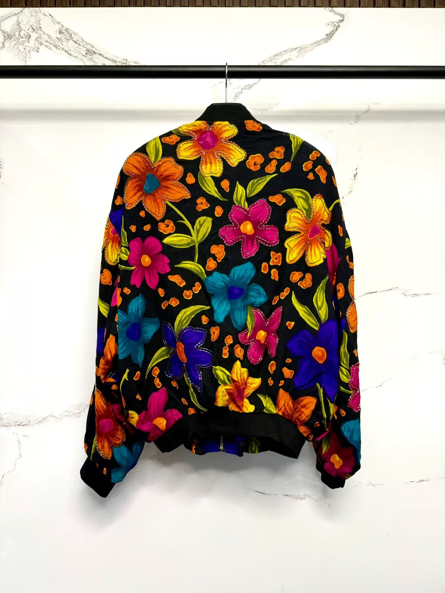 Saint Laurent Paris saint laurent floral silk bomber jacket Size M / US 6-8 / IT 42-44 - 3 Thumbnail