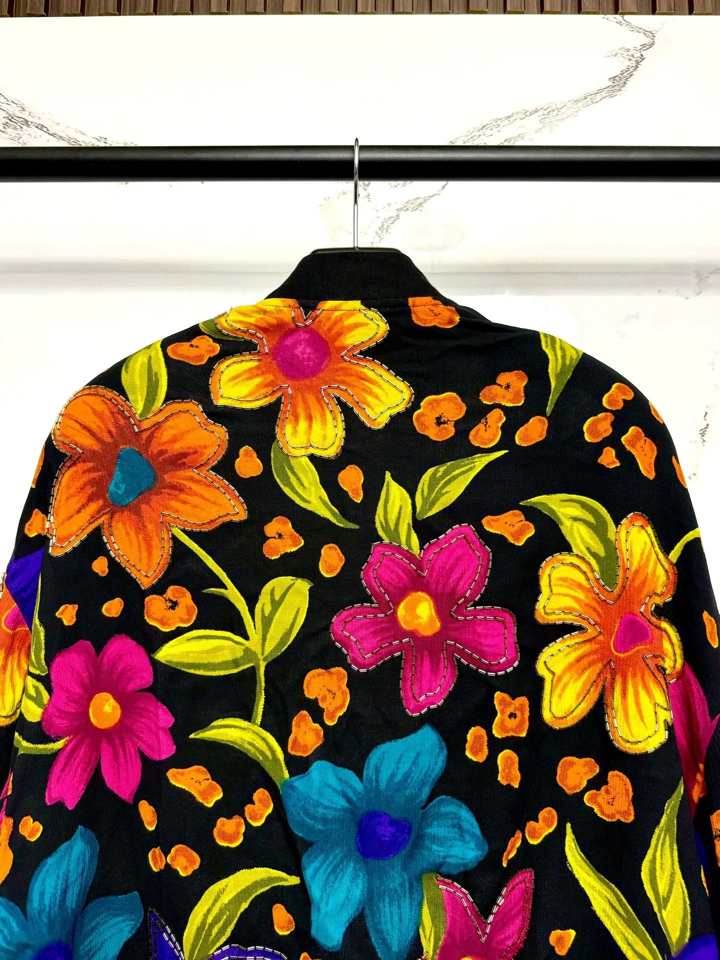 Saint Laurent Paris saint laurent floral silk bomber jacket Size M / US 6-8 / IT 42-44 - 4 Thumbnail