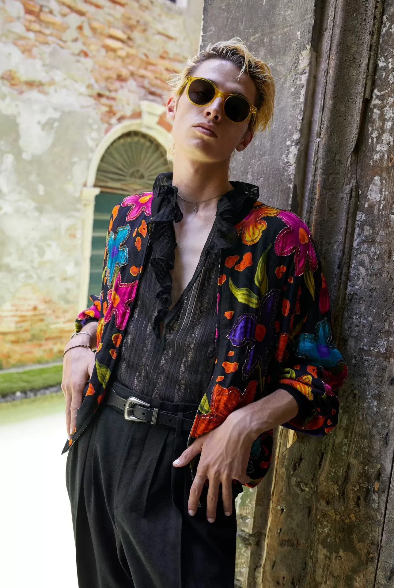 Saint Laurent Paris saint laurent floral silk bomber jacket Size M / US 6-8 / IT 42-44 - 6 Thumbnail