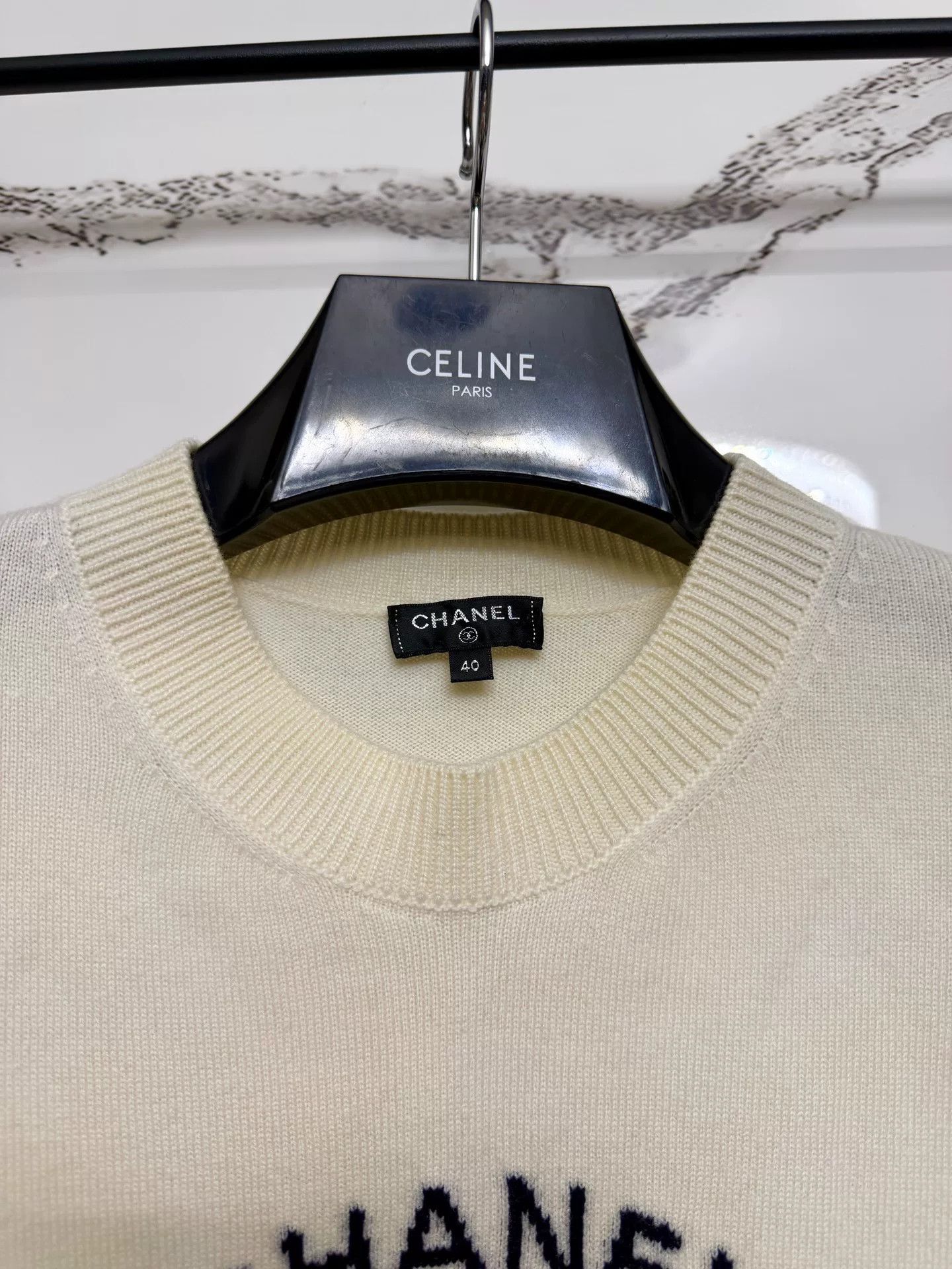 Chanel Chanel Cruise Logo Knit Short Sleeve Top Size M / US 6-8 / IT 42-44 - 2 Thumbnail