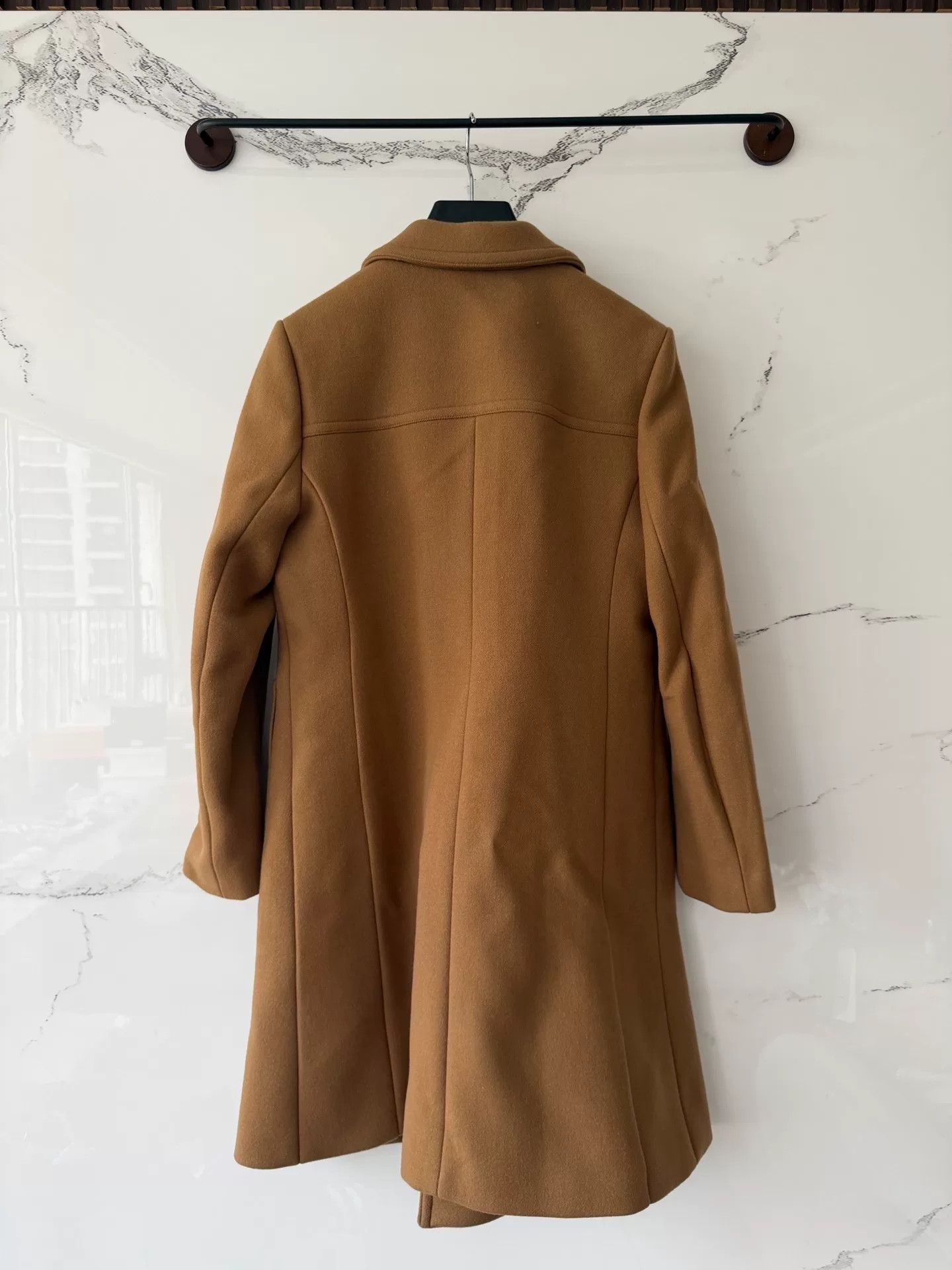Celine celine brown double-breasted coat Size M / US 6-8 / IT 42-44 - 3 Thumbnail