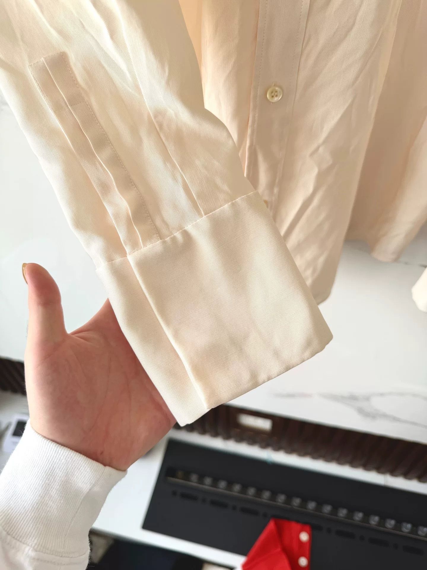 Saint Laurent Paris saint laurent oversized wool silk shirt Size ONE SIZE - 5 Thumbnail