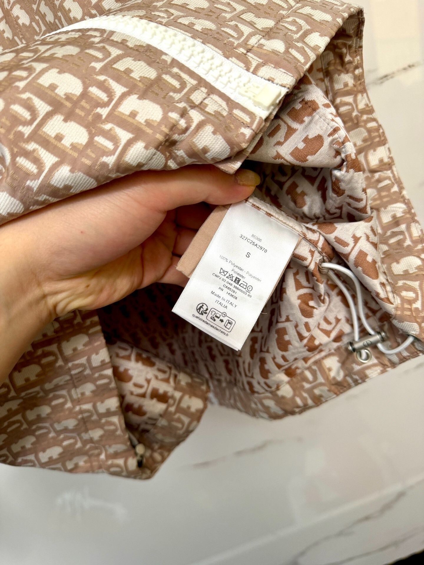 Dior dior pink printed hooded jacket Size S / US 4 / IT 40 - 5 Thumbnail