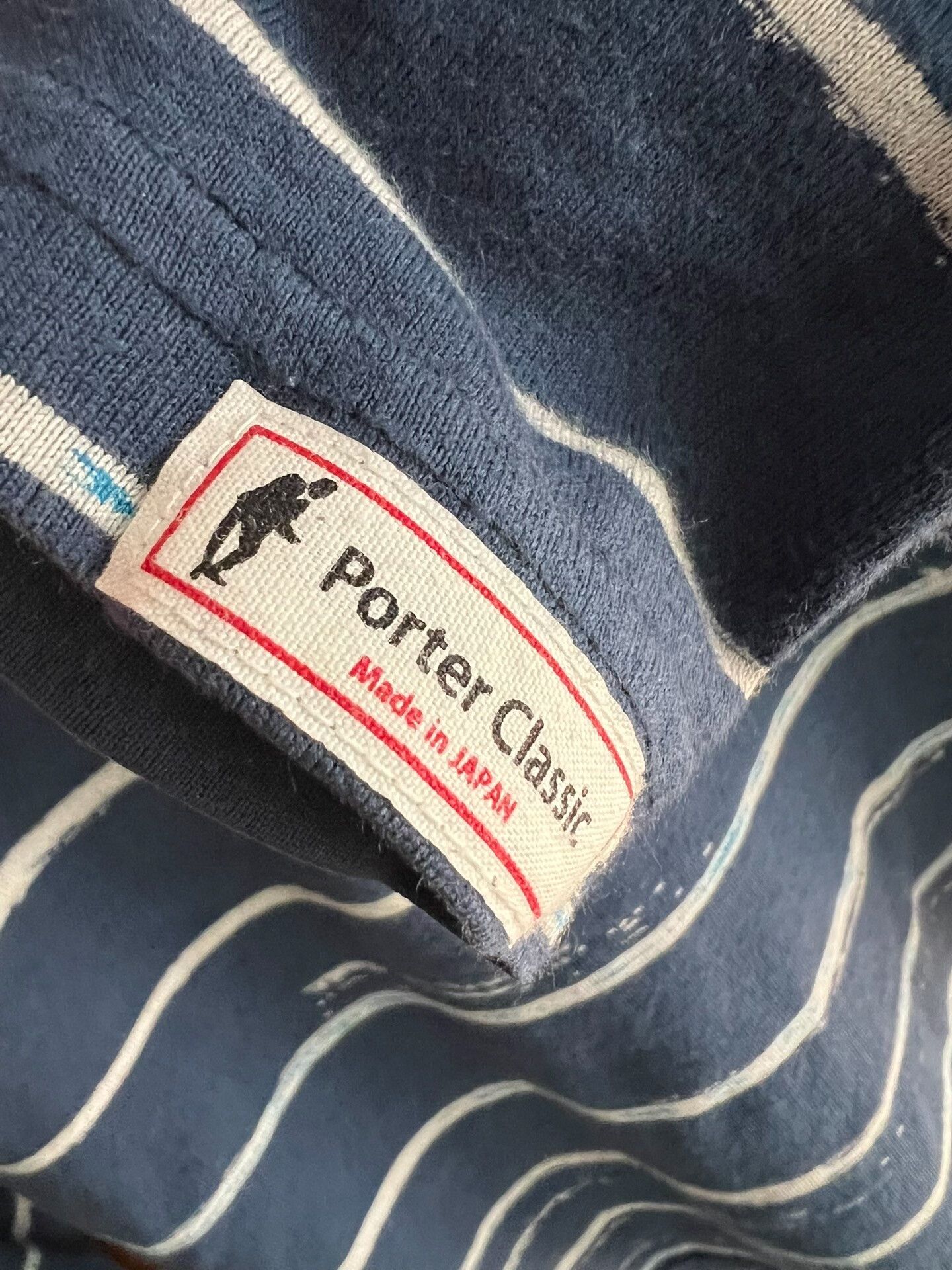Porter Classic porter classic artist border turtleneck shirt Size US S / EU 44-46 / 1 - 4 Thumbnail