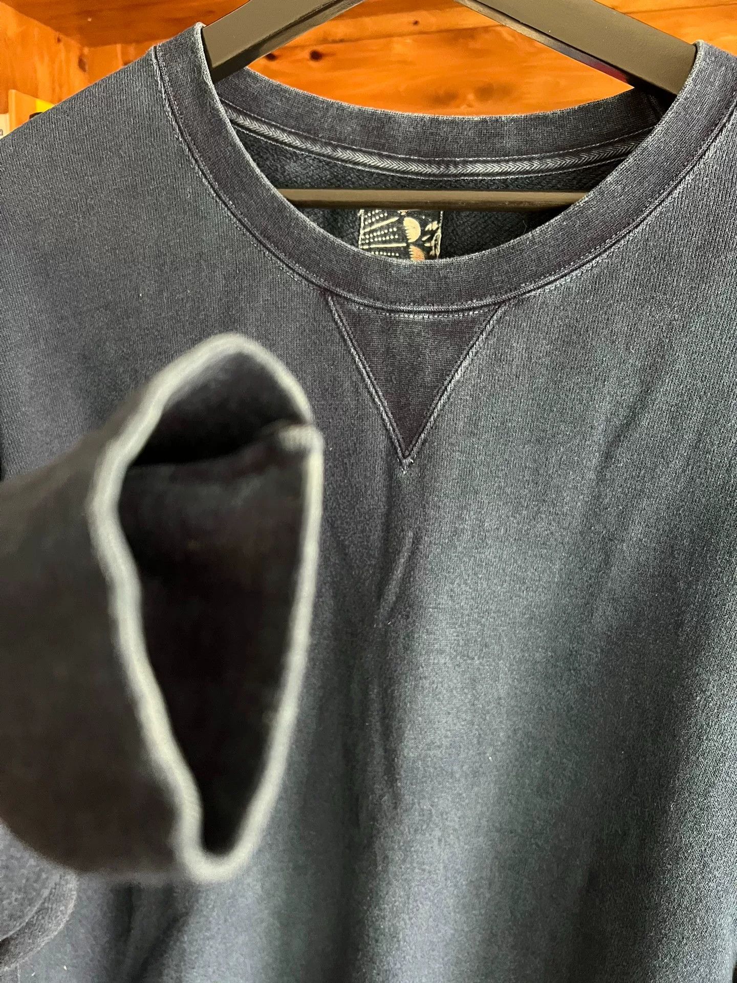 Visvim visvim blue dye long sleeve sweatshirt Size US M / EU 48-50 / 2 - 5 Thumbnail