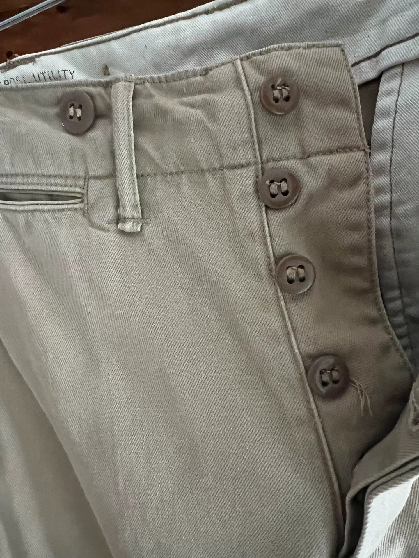 RRL Ralph Lauren RRL Classic Khaki Cargo Pants Size US 28 / EU 44 - 4 Thumbnail