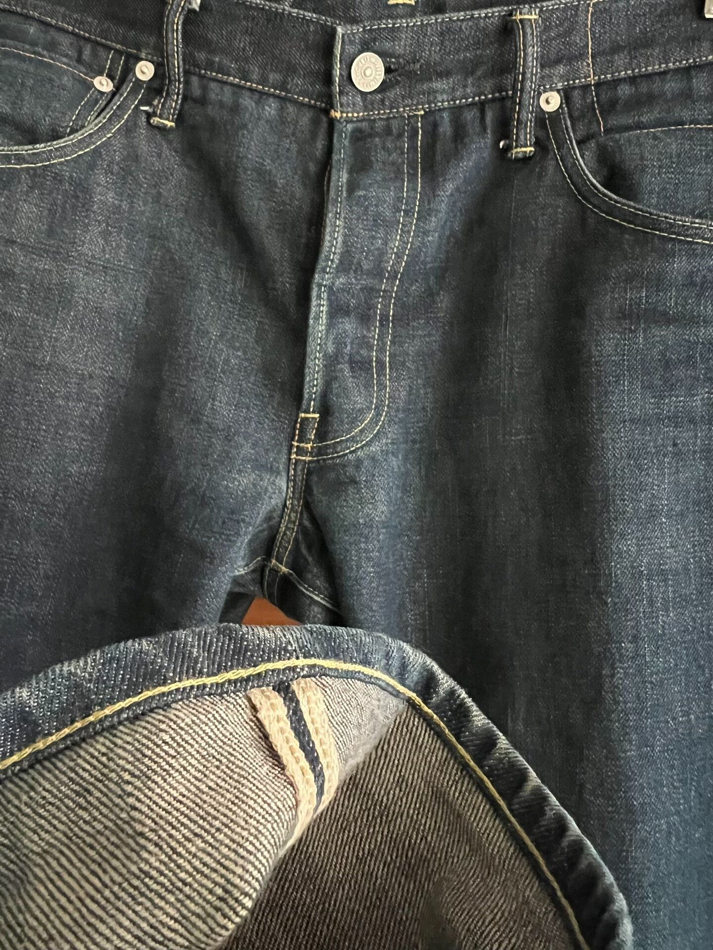 Visvim visvim red ear raw denim straight jeans Size US 34 / EU 50 - 4 Thumbnail