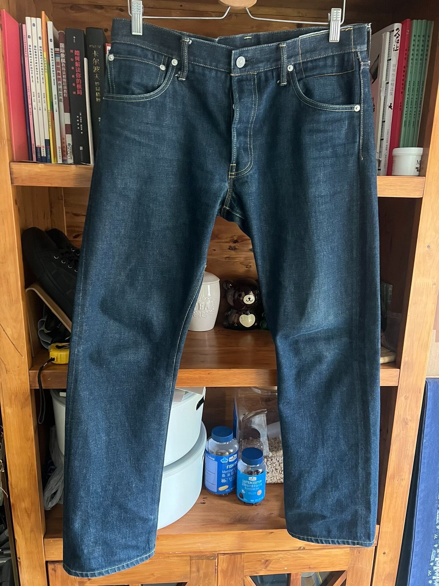 Visvim visvim red ear raw denim straight jeans Size US 34 / EU 50 - 2 Thumbnail