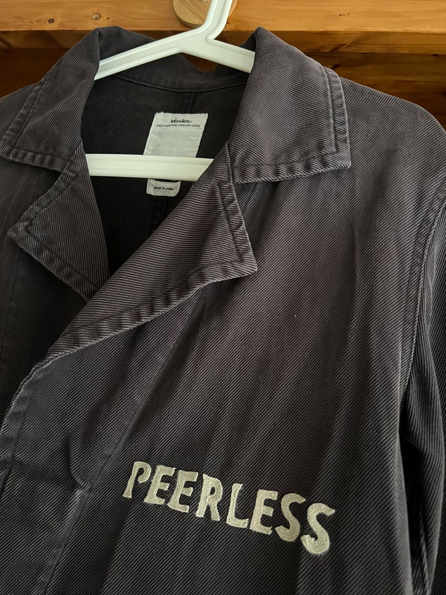Visvim visvim peerless shop coat in dark color Size US L / EU 52-54 / 3 - 7 Thumbnail