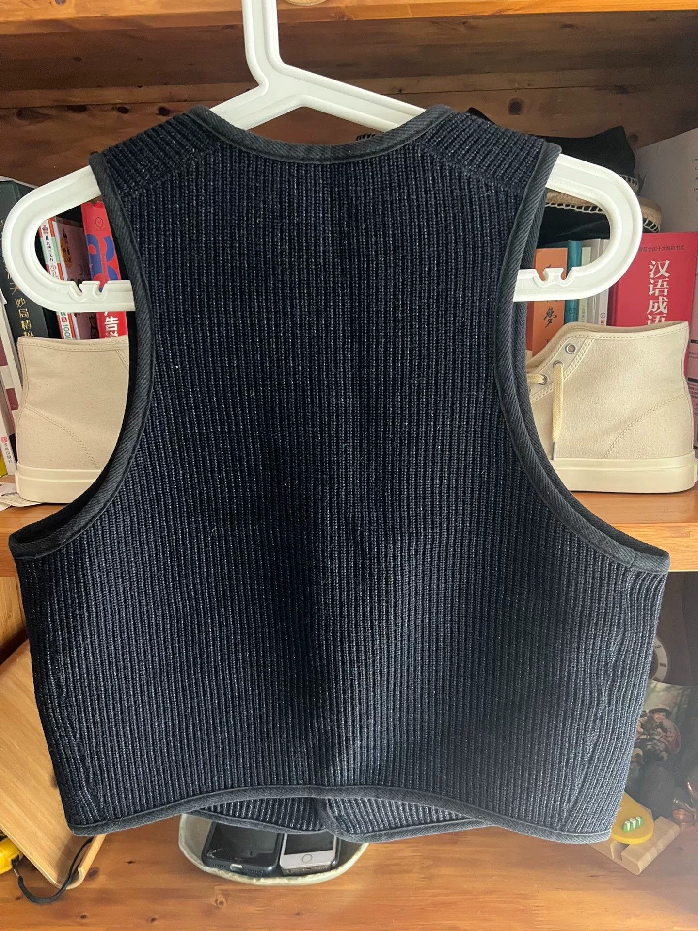 At Last & Co stylish blue wool vest for layering Size US M / EU 48-50 / 2 - 7 Thumbnail